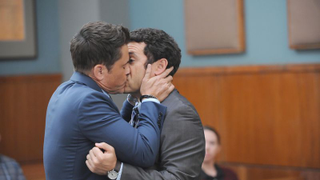 A <i>West Wing</i> reunion hits <i>The Grinder</i>